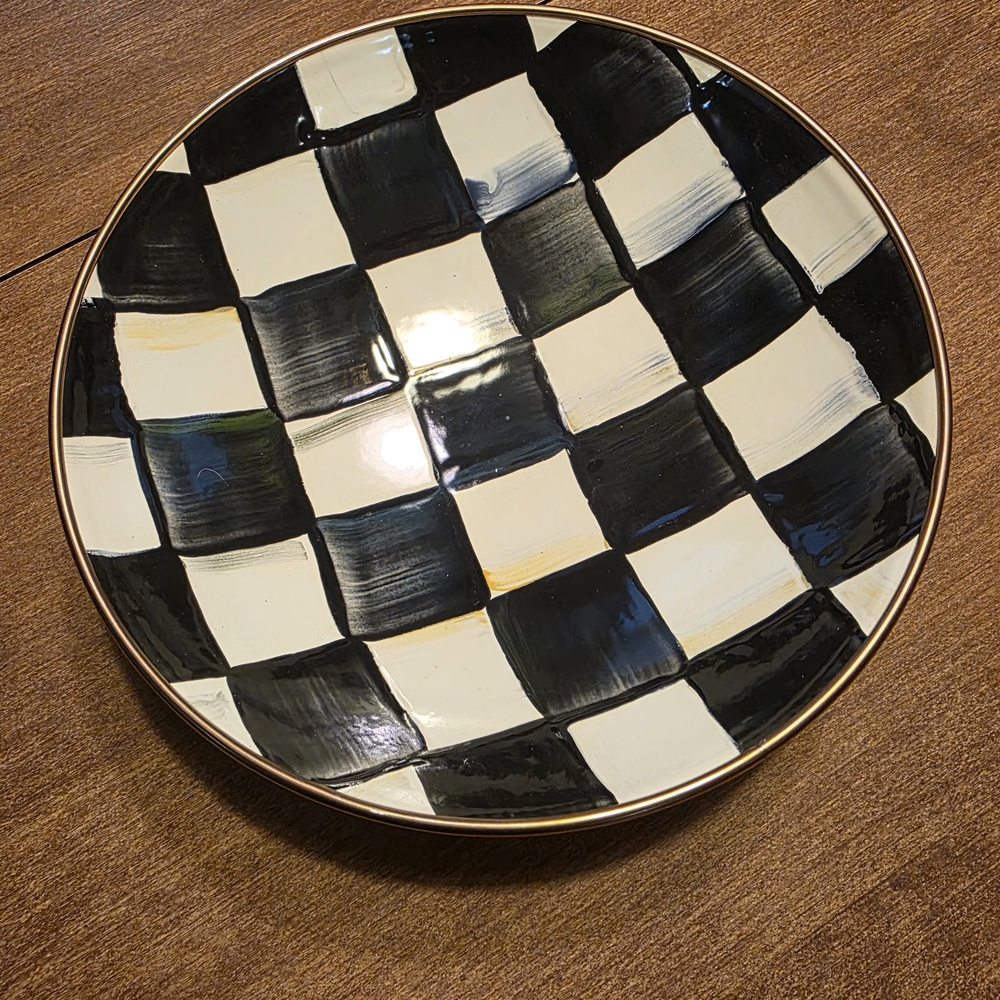 Mackenzie-Childs Courtly Check Soup Coupe